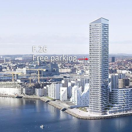 26-Etage Lejlighed Med Utrolig Havudsigt ออร์ฮูช ภายนอก รูปภาพ